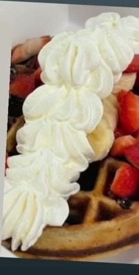 Strawberry banana protein treat from our Instagram