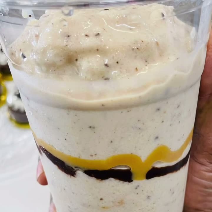 Cookies and creme protein shake from our Instagram