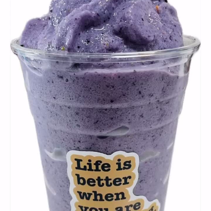 Purple protein shake from our Instagram