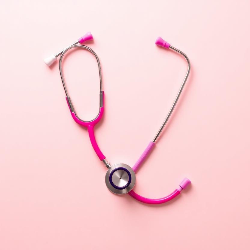 Stethoscope arranged in a heart shape for Wellness Wednesday heart checks